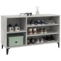 vidaXL Mueble zapatero madera contrachapada gris hormigón 102x36x60 cm vidaXL Mueble zapatero madera contrachapada gris hormigón 102x36x60 cm