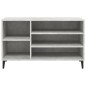 vidaXL Mueble zapatero madera contrachapada gris hormigón 102x36x60 cm vidaXL Mueble zapatero madera contrachapada gris hormigón 102x36x60 cm