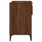 vidaXL Mueble zapatero madera contrachapada roble marrón 70x36x60 cm