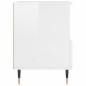 vidaXL Mesitas noche 2 uds madera ingeniería blanco brillo 40x35x50 cm vidaXL Mesitas noche 2 uds madera ingeniería blanco brillo 40x35x50 cm