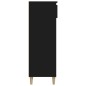 vidaXL Mueble zapatero madera contrachapada negro 40x36x105 cm vidaXL Mueble zapatero madera contrachapada negro 40x36x105 cm