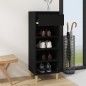 vidaXL Mueble zapatero madera contrachapada negro 40x36x105 cm vidaXL Mueble zapatero madera contrachapada negro 40x36x105 cm