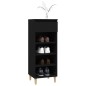 vidaXL Mueble zapatero madera contrachapada negro 40x36x105 cm vidaXL Mueble zapatero madera contrachapada negro 40x36x105 cm