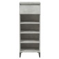 vidaXL Mueble zapatero madera contrachapada gris hormigón 40x36x105 cm vidaXL Mueble zapatero madera contrachapada gris hormigón 40x36x105 cm