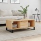 vidaXL Mesa de centro madera contrachapada roble Sonoma 90x50x36,5 cm vidaXL Mesa de centro madera contrachapada roble Sonoma 90x50x36,5 cm