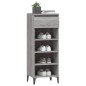 vidaXL Mueble zapatero madera contrachapada gris Sonoma 40x36x105 cm vidaXL Mueble zapatero madera contrachapada gris Sonoma 40x36x105 cm