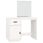 vidaXL Mesa tocador de madera maciza de pino blanca 95x50x134 cm vidaXL Mesa tocador de madera maciza de pino blanca 95x50x134 cm