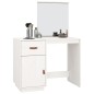 vidaXL Mesa tocador de madera maciza de pino blanca 95x50x134 cm vidaXL Mesa tocador de madera maciza de pino blanca 95x50x134 cm