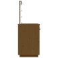vidaXL Mesa tocador LED madera maciza pino marrón miel 95x50x133,5 cm vidaXL Mesa tocador LED madera maciza pino marrón miel 95x50x133,5 cm