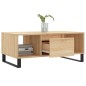 vidaXL Mesa de centro madera contrachapada roble Sonoma 90x50x36,5 cm vidaXL Mesa de centro madera contrachapada roble Sonoma 90x50x36,5 cm