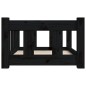 vidaXL Cama para perros madera maciza de pino negro 55,5x45,5x28 cm vidaXL Cama para perros madera maciza de pino negro 55,5x45,5x28 cm