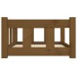 vidaXL Cama para perros madera maciza marrón miel 65,5x50,5x28 cm vidaXL Cama para perros madera maciza marrón miel 65,5x50,5x28 cm