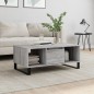 vidaXL Mesa de centro madera contrachapada gris Sonoma 90x50x36,5 cm vidaXL Mesa de centro madera contrachapada gris Sonoma 90x50x36,5 cm