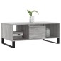 vidaXL Mesa de centro madera contrachapada gris Sonoma 90x50x36,5 cm vidaXL Mesa de centro madera contrachapada gris Sonoma 90x50x36,5 cm