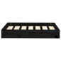 vidaXL Cama para perros madera maciza de pino negro 61,5x49x9 cm vidaXL Cama para perros madera maciza de pino negro 61,5x49x9 cm