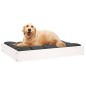 vidaXL Cama para perros madera maciza de pino blanco 71,5x54x9 cm vidaXL Cama para perros madera maciza de pino blanco 71,5x54x9 cm
