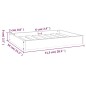 vidaXL Cama para perros madera maciza de pino negro 71,5x54x9 cm vidaXL Cama para perros madera maciza de pino negro 71,5x54x9 cm