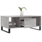 vidaXL Mesa de centro madera contrachapada gris Sonoma 90x50x36,5 cm vidaXL Mesa de centro madera contrachapada gris Sonoma 90x50x36,5 cm