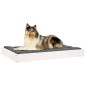 vidaXL Cama para perros madera maciza de pino blanco 91,5x64x9 cm vidaXL Cama para perros madera maciza de pino blanco 91,5x64x9 cm