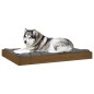 vidaXL Cama para perros madera maciza pino marrón miel 101,5x74x9 cm vidaXL Cama para perros madera maciza pino marrón miel 101,5x74x9 cm