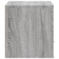 vidaXL Mueble zapatero pared madera de pino gris Sonoma 70x35x38 cm