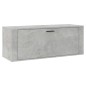 vidaXL Mueble zapatero pared contrachapada gris hormigón 100x35x38 cm vidaXL Mueble zapatero pared contrachapada gris hormigón 100x35x38 cm
