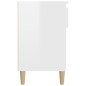vidaXL Mueble zapatero madera contrachapada blanco brillo 102x36x60 cm vidaXL Mueble zapatero madera contrachapada blanco brillo 102x36x60 cm