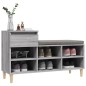vidaXL Mueble zapatero madera contrachapada gris Sonoma 102x36x60 cm vidaXL Mueble zapatero madera contrachapada gris Sonoma 102x36x60 cm
