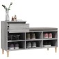 vidaXL Mueble zapatero madera contrachapada gris Sonoma 102x36x60 cm vidaXL Mueble zapatero madera contrachapada gris Sonoma 102x36x60 cm