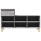 vidaXL Mueble zapatero madera contrachapada gris Sonoma 102x36x60 cm vidaXL Mueble zapatero madera contrachapada gris Sonoma 102x36x60 cm