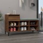 vidaXL Mueble zapatero madera contrachapada roble marrón 102x36x60 cm vidaXL Mueble zapatero madera contrachapada roble marrón 102x36x60 cm