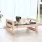 vidaXL Cama para perros madera maciza de pino 65,5x50,5x28 cm vidaXL Cama para perros madera maciza de pino 65,5x50,5x28 cm