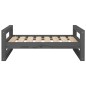 vidaXL Cama para perros madera maciza de pino gris 75,5x55,5x28 cm vidaXL Cama para perros madera maciza de pino gris 75,5x55,5x28 cm