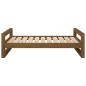 vidaXL Cama para perros madera maciza pino marrón miel 95,5x65,5x28 cm vidaXL Cama para perros madera maciza pino marrón miel 95,5x65,5x28 cm