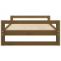 vidaXL Cama para perros madera maciza pino marrón miel 95,5x65,5x28 cm vidaXL Cama para perros madera maciza pino marrón miel 95,5x65,5x28 cm