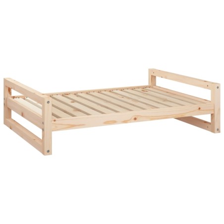 vidaXL Cama para perros madera maciza de pino 105,5x75,5x28 cm