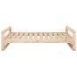 vidaXL Cama para perros madera maciza de pino 105,5x75,5x28 cm vidaXL Cama para perros madera maciza de pino 105,5x75,5x28 cm