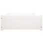 vidaXL Cama para perros madera maciza de pino blanco 95,5x65,5x28 cm vidaXL Cama para perros madera maciza de pino blanco 95,5x65,5x28 cm