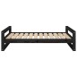 vidaXL Cama para perros madera maciza de pino negro 105,5x75,5x28 cm vidaXL Cama para perros madera maciza de pino negro 105,5x75,5x28 cm