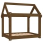 vidaXL Cama para perros madera maciza pino marrón miel 71x55x70 cm vidaXL Cama para perros madera maciza pino marrón miel 71x55x70 cm