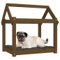 vidaXL Cama para perros madera maciza pino marrón miel 71x55x70 cm vidaXL Cama para perros madera maciza pino marrón miel 71x55x70 cm