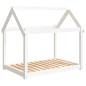 vidaXL Cama para perros madera maciza de pino blanco 101x70x90 cm vidaXL Cama para perros madera maciza de pino blanco 101x70x90 cm