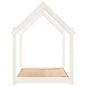 vidaXL Cama para perros madera maciza de pino blanco 101x70x90 cm vidaXL Cama para perros madera maciza de pino blanco 101x70x90 cm