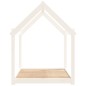 vidaXL Cama para perros madera maciza de pino blanco 111x80x100 cm vidaXL Cama para perros madera maciza de pino blanco 111x80x100 cm