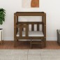 vidaXL Cama para perros madera maciza pino marrón miel 65,5x43x70 cm vidaXL Cama para perros madera maciza pino marrón miel 65,5x43x70 cm