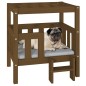 vidaXL Cama para perros madera maciza pino marrón miel 65,5x43x70 cm vidaXL Cama para perros madera maciza pino marrón miel 65,5x43x70 cm