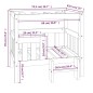 vidaXL Cama para perros madera maciza de pino 75,5x63,5x70 cm vidaXL Cama para perros madera maciza de pino 75,5x63,5x70 cm