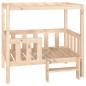 vidaXL Cama para perros madera maciza de pino 95,5x73,5x90 cm vidaXL Cama para perros madera maciza de pino 95,5x73,5x90 cm