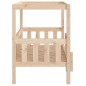 vidaXL Cama para perros madera maciza de pino 95,5x73,5x90 cm vidaXL Cama para perros madera maciza de pino 95,5x73,5x90 cm