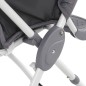 vidaXL Trona de bebé gris y blanco vidaXL Trona de bebé gris y blanco
